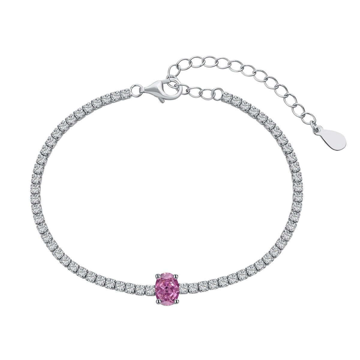 [Lora-Jewelry] Bracelet quotidien exquis de 0,75 carat à taille ovale