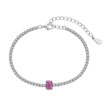 [Lora-Jewelry] Bracelet quotidien exquis de 0,75 carat à taille ovale