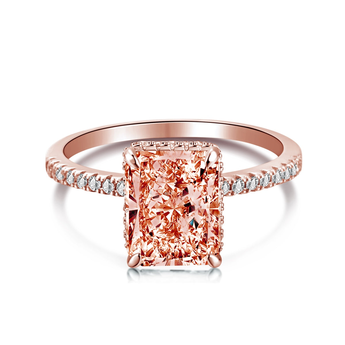 [Lora-Jewelry] Bague de fiançailles luxueuse de 4,0 carats