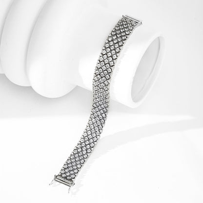 [Lora-Jewelry] Bracelet de fête élégant et orné de coupe ronde