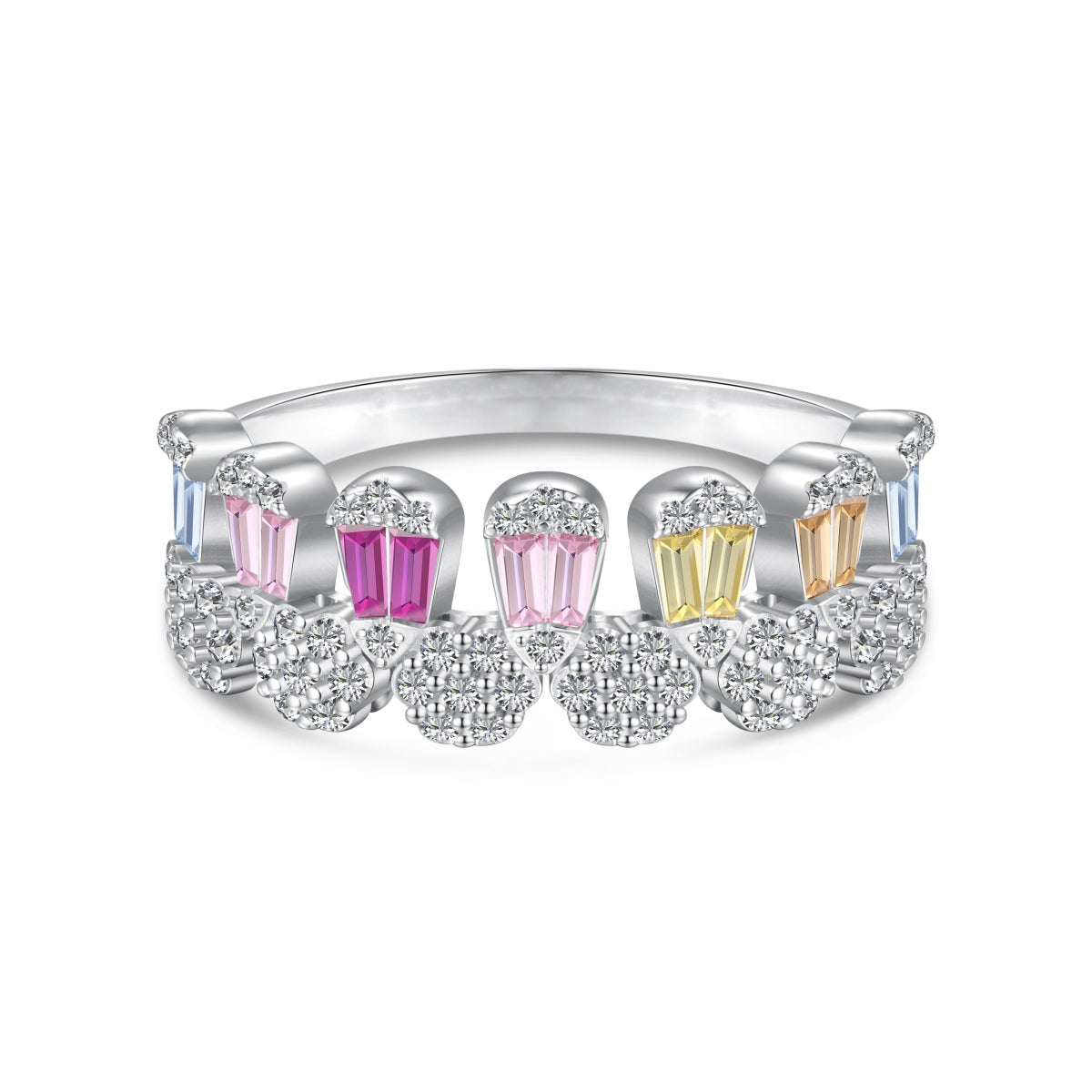 [Lora-Jewelry] Superbe bague quotidienne taille radiante