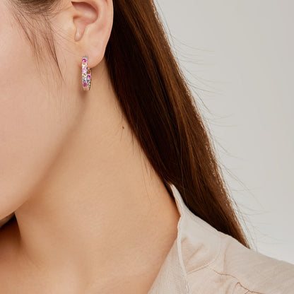 [Lora-Jewelry] Boucles d'oreilles rondes uniques pour le quotidien