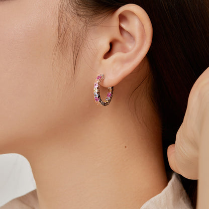 [Lora-Jewelry] Boucles d'oreilles rondes uniques pour le quotidien