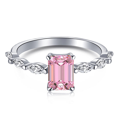 [Lora-Jewelry] Bague quotidienne délicate et resplendissante de 1,0 carat