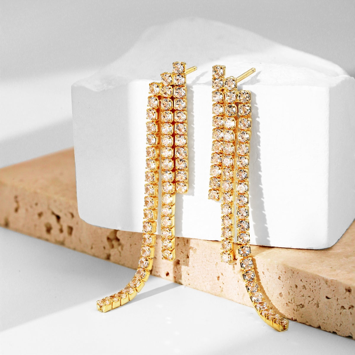[Lora-Jewelry] Boucles d'oreilles de banquet luxueuses et délicates