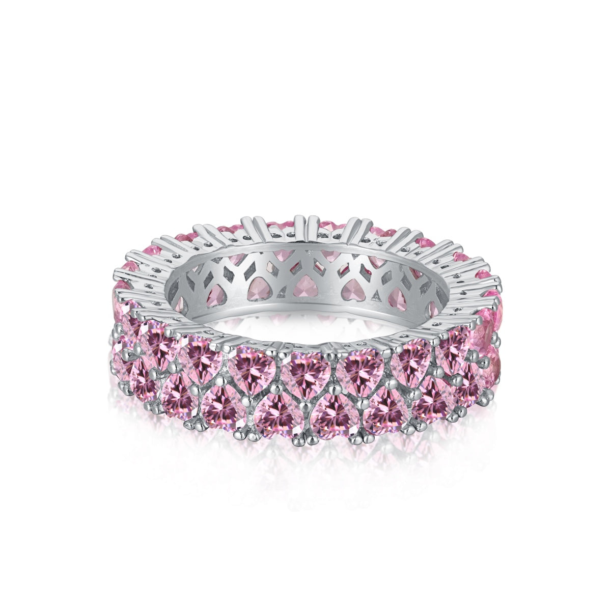 [Lora-Jewelry] Bague cœur scintillante