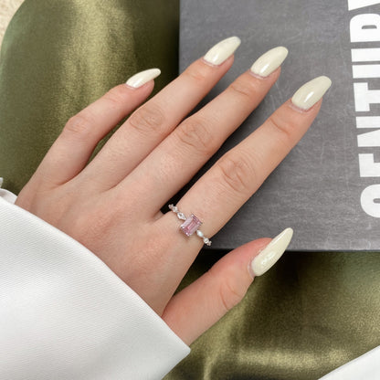 [Lora-Jewelry] Bague quotidienne délicate et resplendissante de 1,0 carat