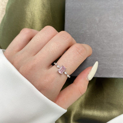 [Lora-Jewelry] Bague quotidienne délicate et resplendissante de 1,0 carat