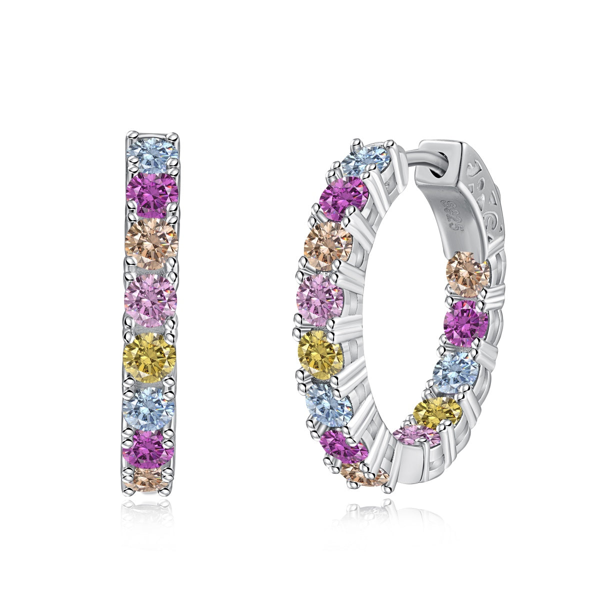 [Lora-Jewelry] Boucles d'oreilles rondes uniques pour le quotidien