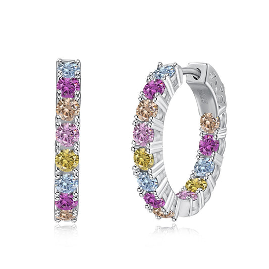 [Lora-Jewelry] Boucles d'oreilles rondes uniques pour le quotidien