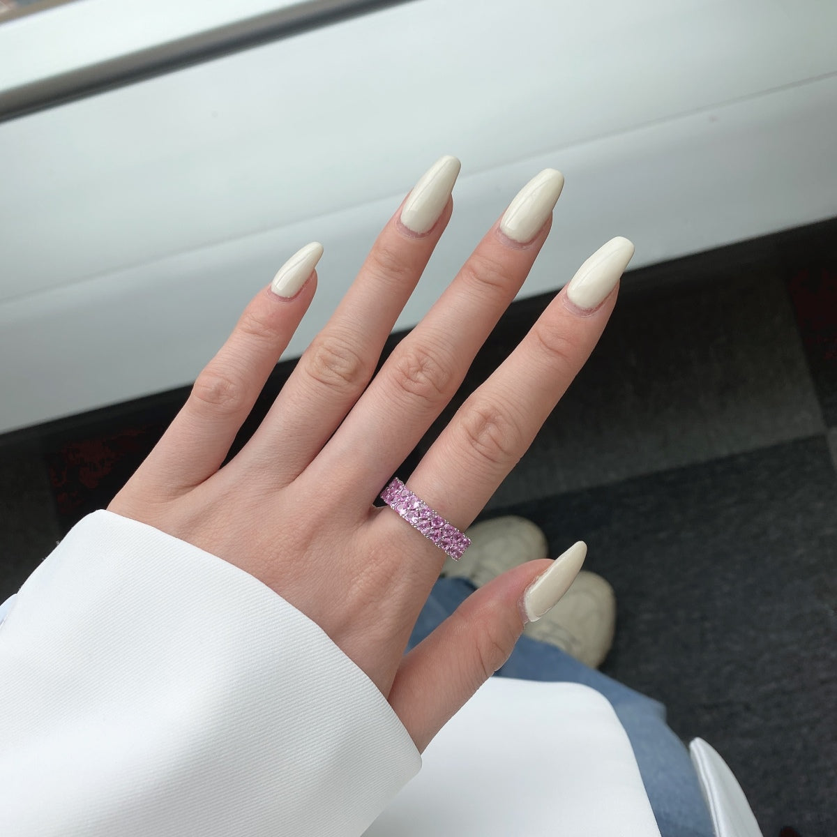 [Lora-Jewelry] Bague cœur scintillante