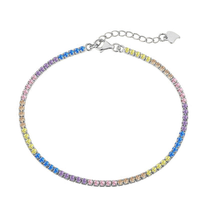 [Lora-Jewelry] Bracelet quotidien éblouissant à coupe ronde colorée