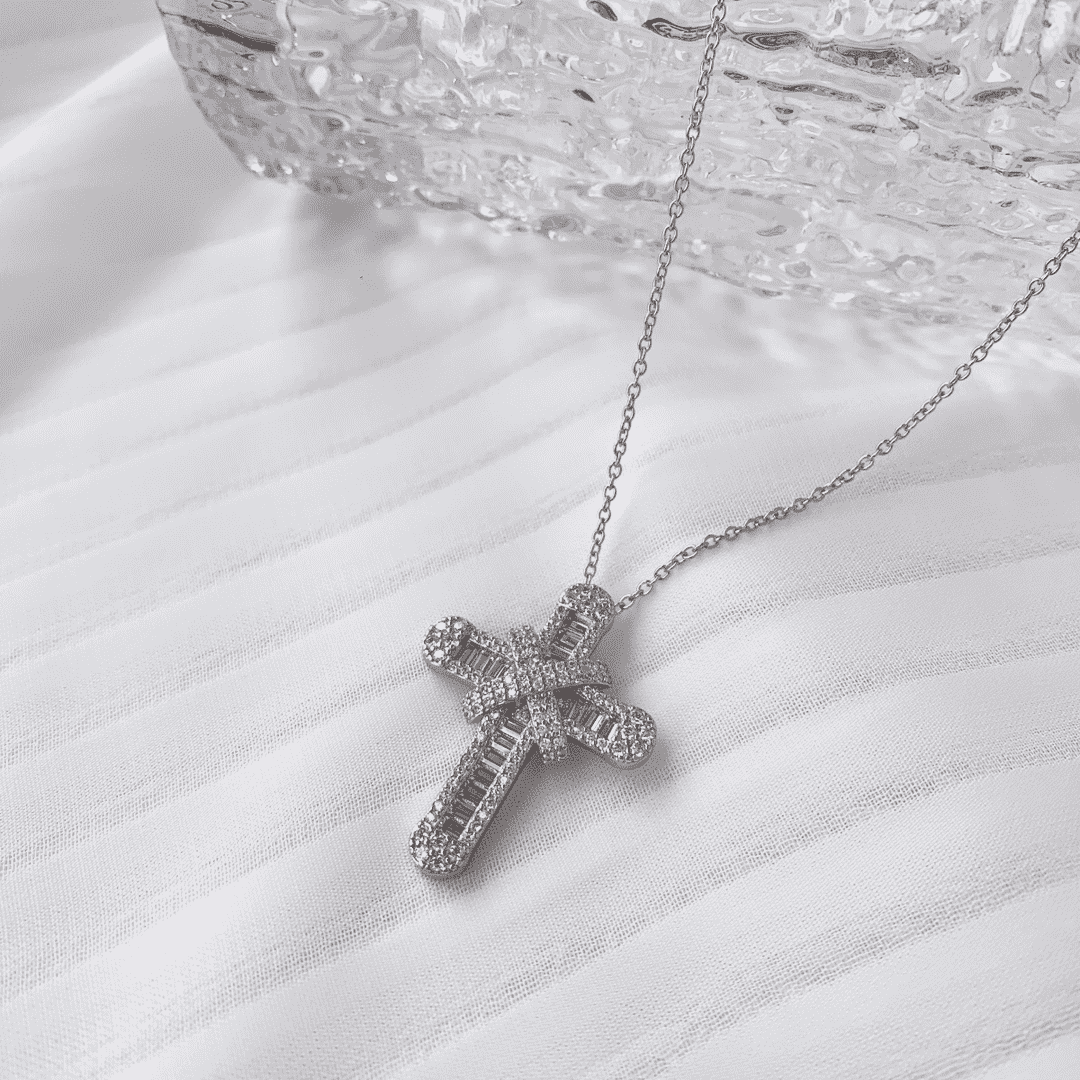 [Lora-Jewelry] Collier Gypsophile avec Diamants