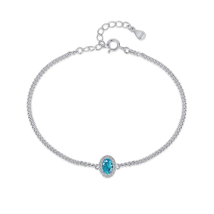 [Lora-Jewelry] Bracelet de forme ovale exquis