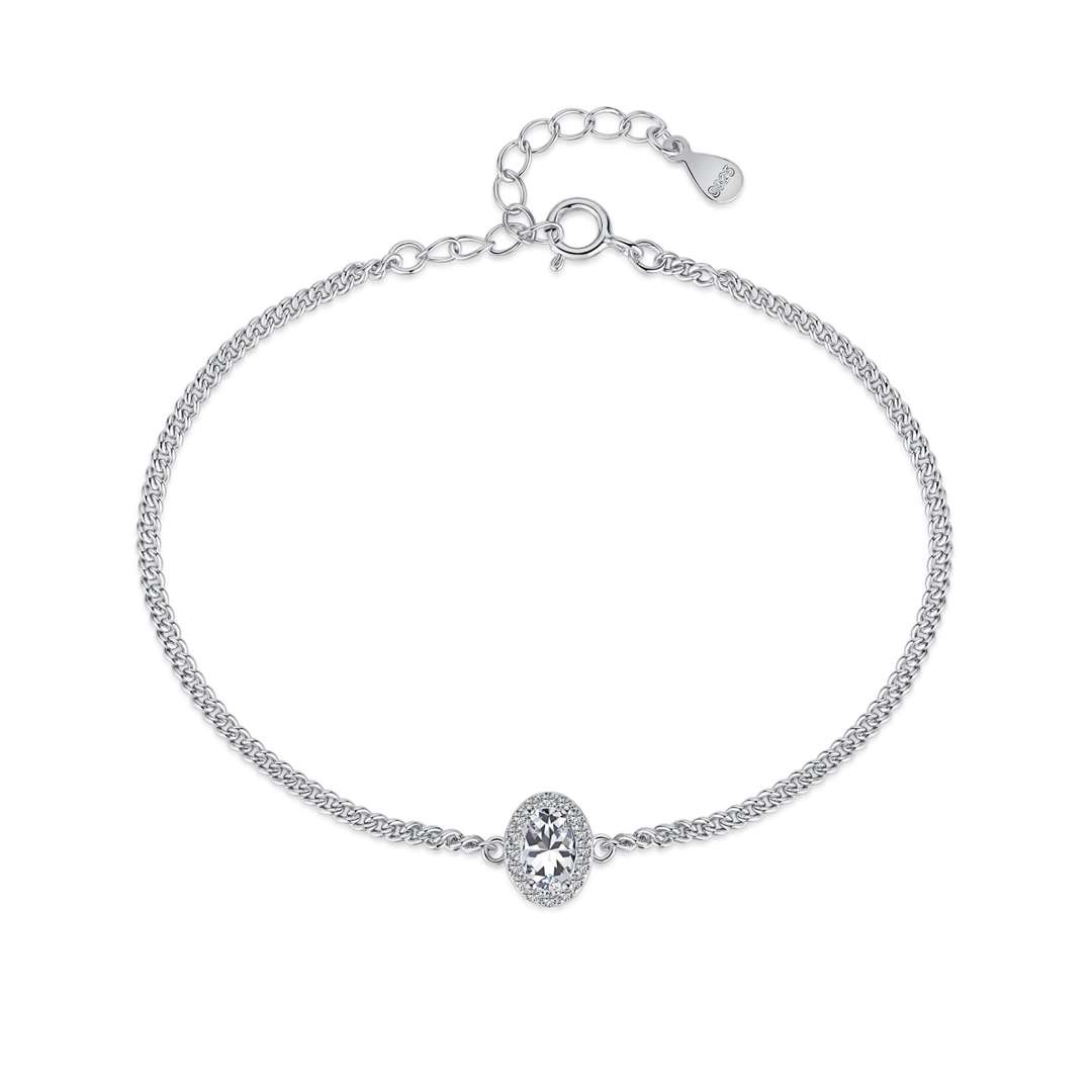 [Lora-Jewelry] Bracelet de forme ovale exquis