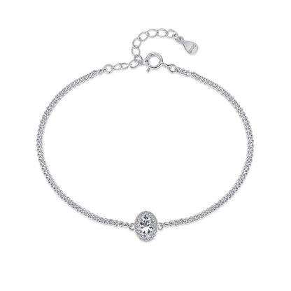 [Lora-Jewelry] Bracelet de forme ovale exquis