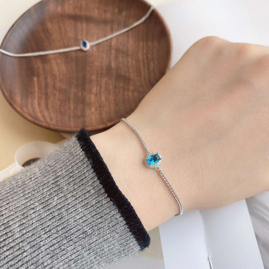 [Lora-Jewelry] Bracelet de forme ovale exquis