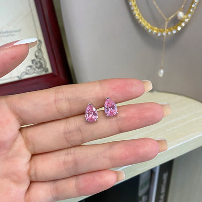 [Lora-Jewelry] Boucles d'oreilles ornées en forme de goutte d'eau
