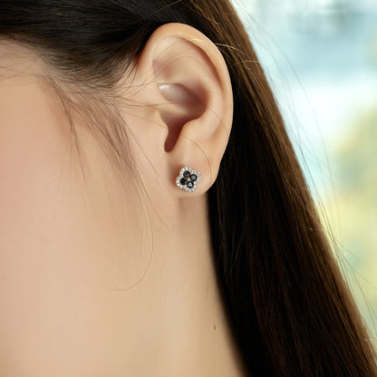 [Lora-Jewelry] Boucles d'oreilles en forme de trèfle à quatre feuilles