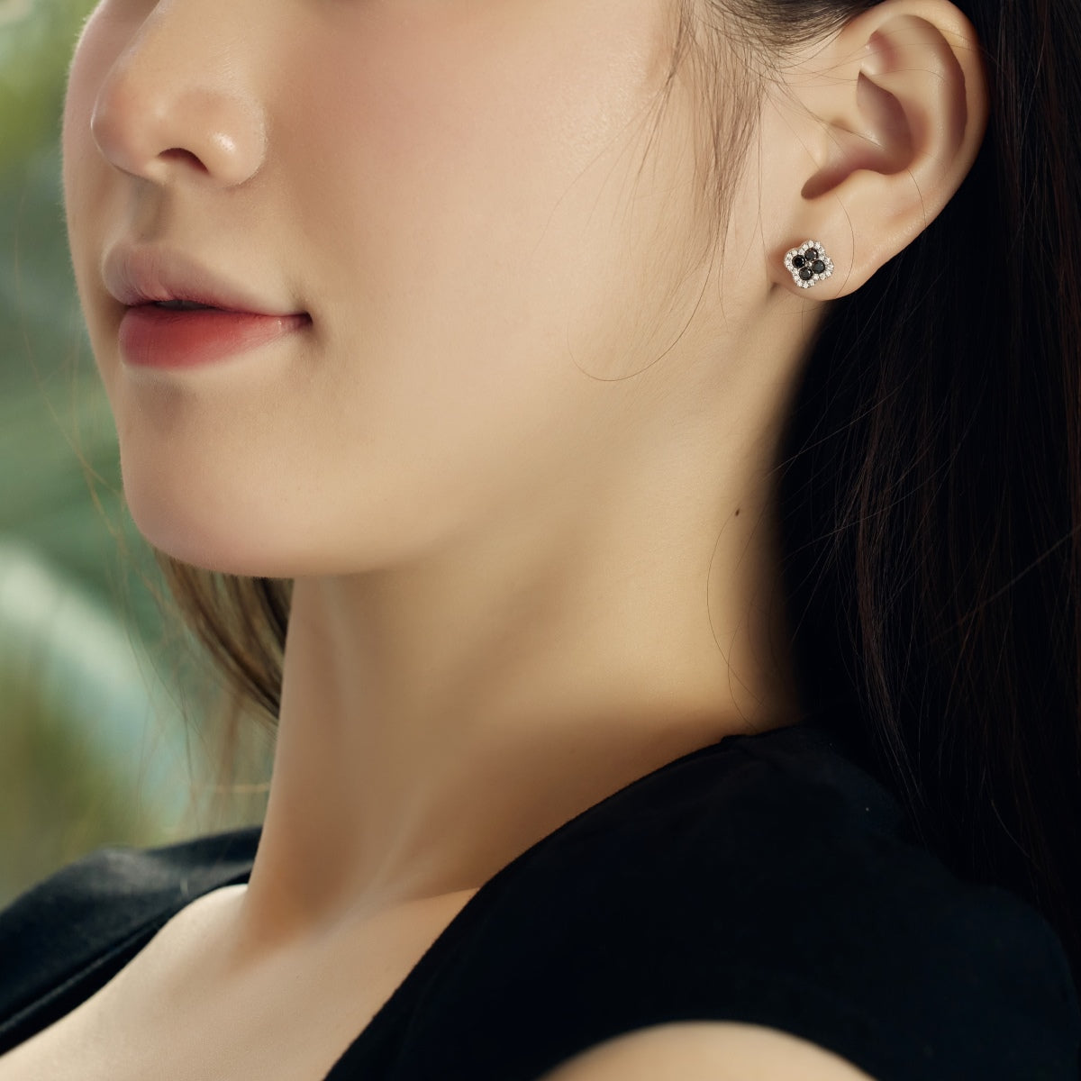 [Lora-Jewelry] Boucles d'oreilles en forme de trèfle à quatre feuilles