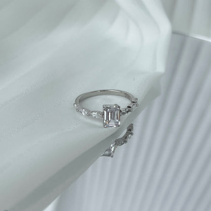 [Lora-Jewelry] Bague quotidienne délicate et resplendissante de 1,0 carat