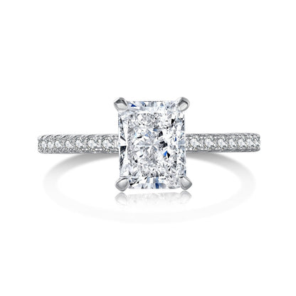 [Lora-Jewelry] Bague de fête scintillante et éclatante de 2,0 carats