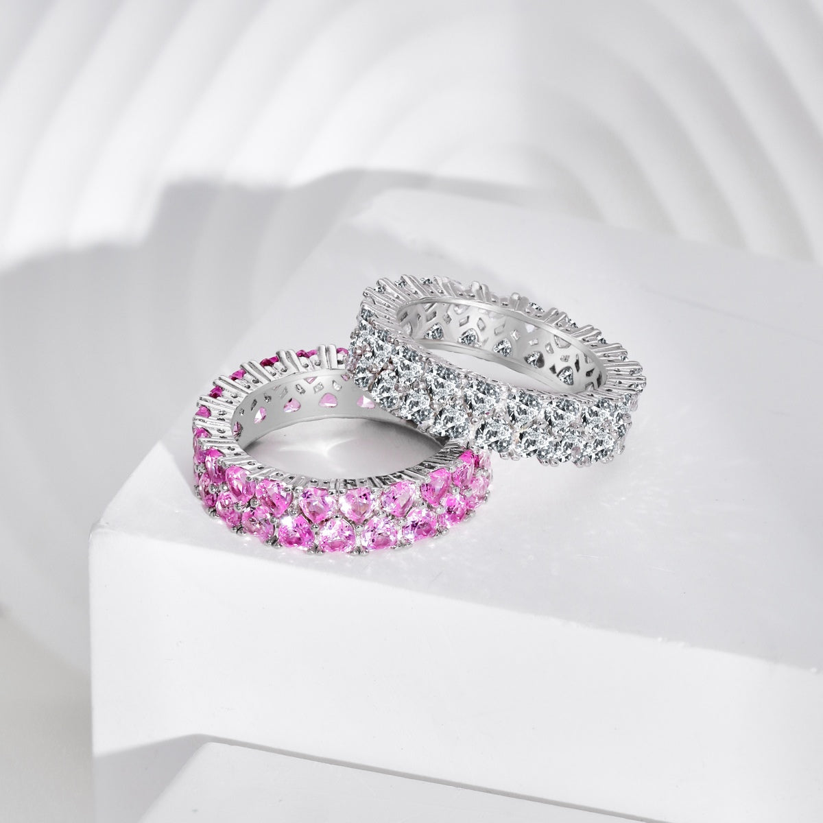 [Lora-Jewelry] Bague cœur scintillante