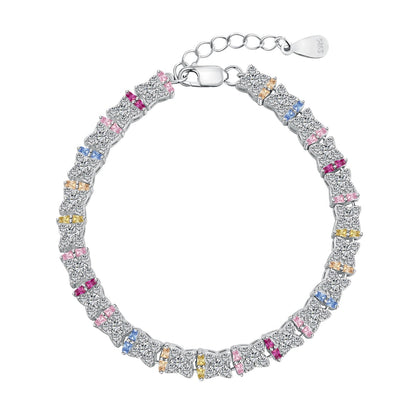 [Lora-Jewelry] Bracelet quotidien unique en forme de fleur colorée