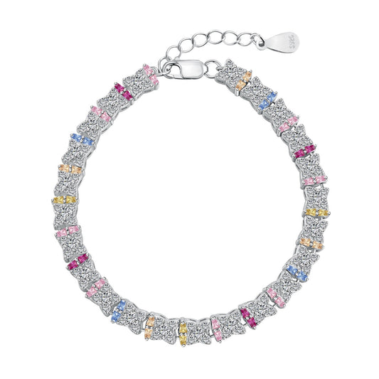 [Lora-Jewelry] Bracelet quotidien unique en forme de fleur colorée