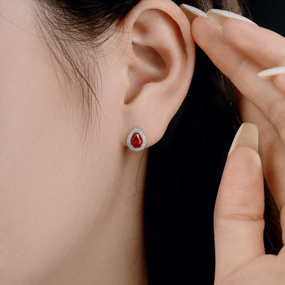 [Lora-Jewelry] Boucles d'oreilles luxueuses en forme de goutte d'eau