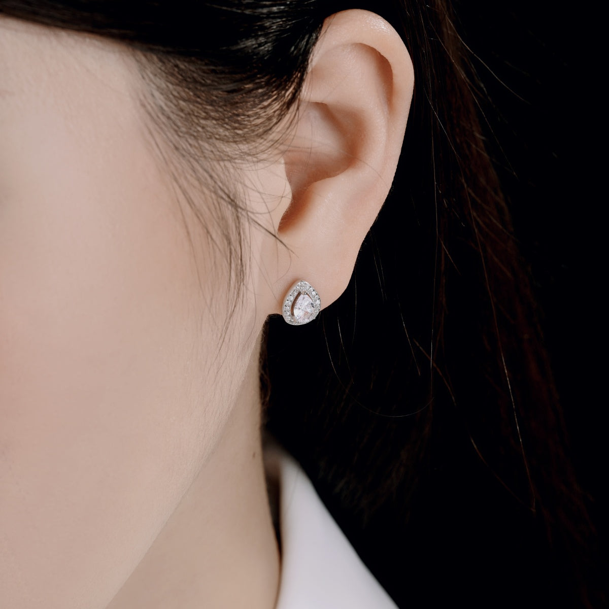 [Lora-Jewelry] Boucles d'oreilles luxueuses en forme de goutte d'eau