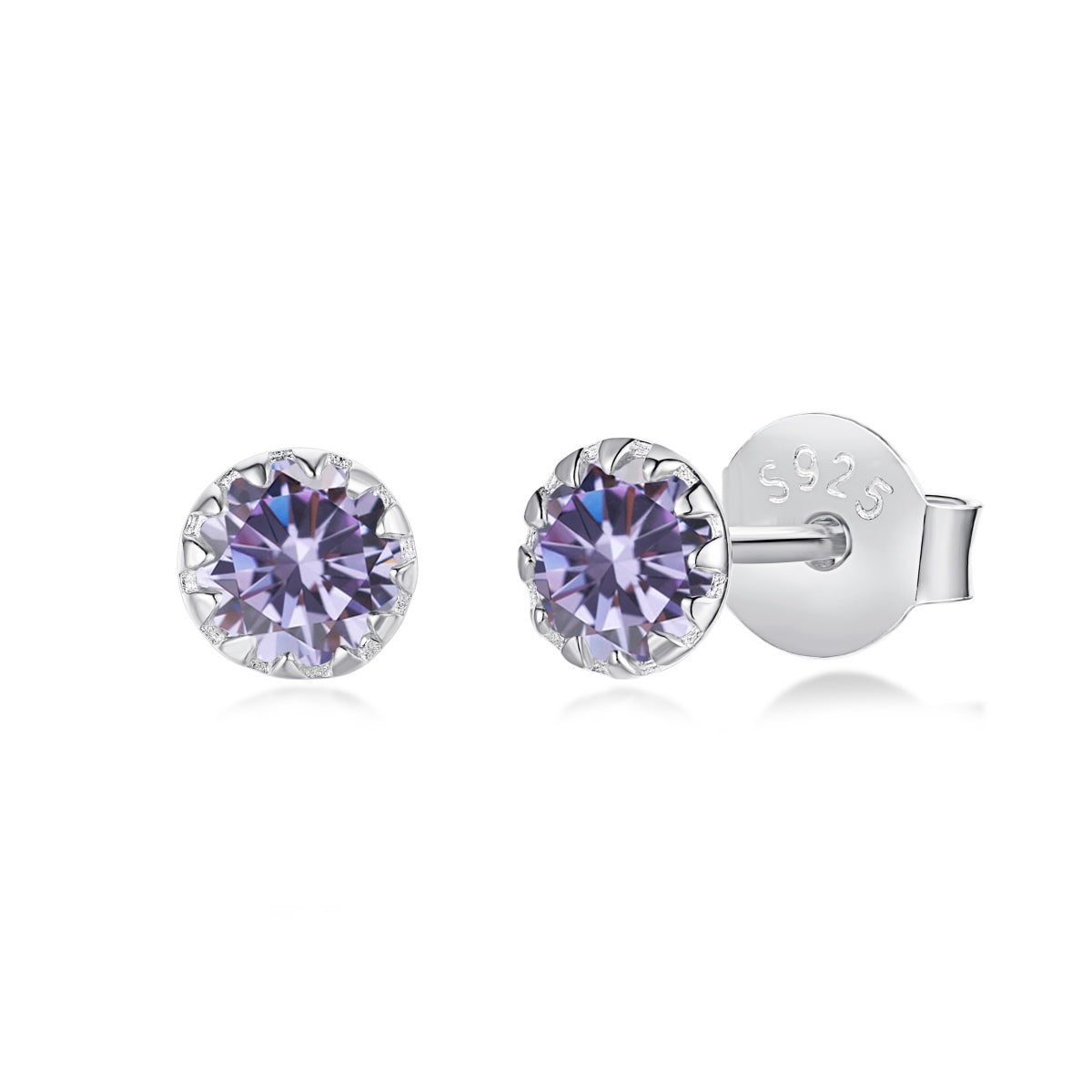 [Lora-Jewelry] Boucles d'oreilles rondes colorées et étincelantes