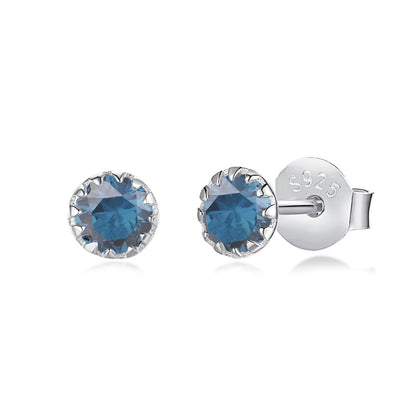 [Lora-Jewelry] Boucles d'oreilles rondes colorées et étincelantes