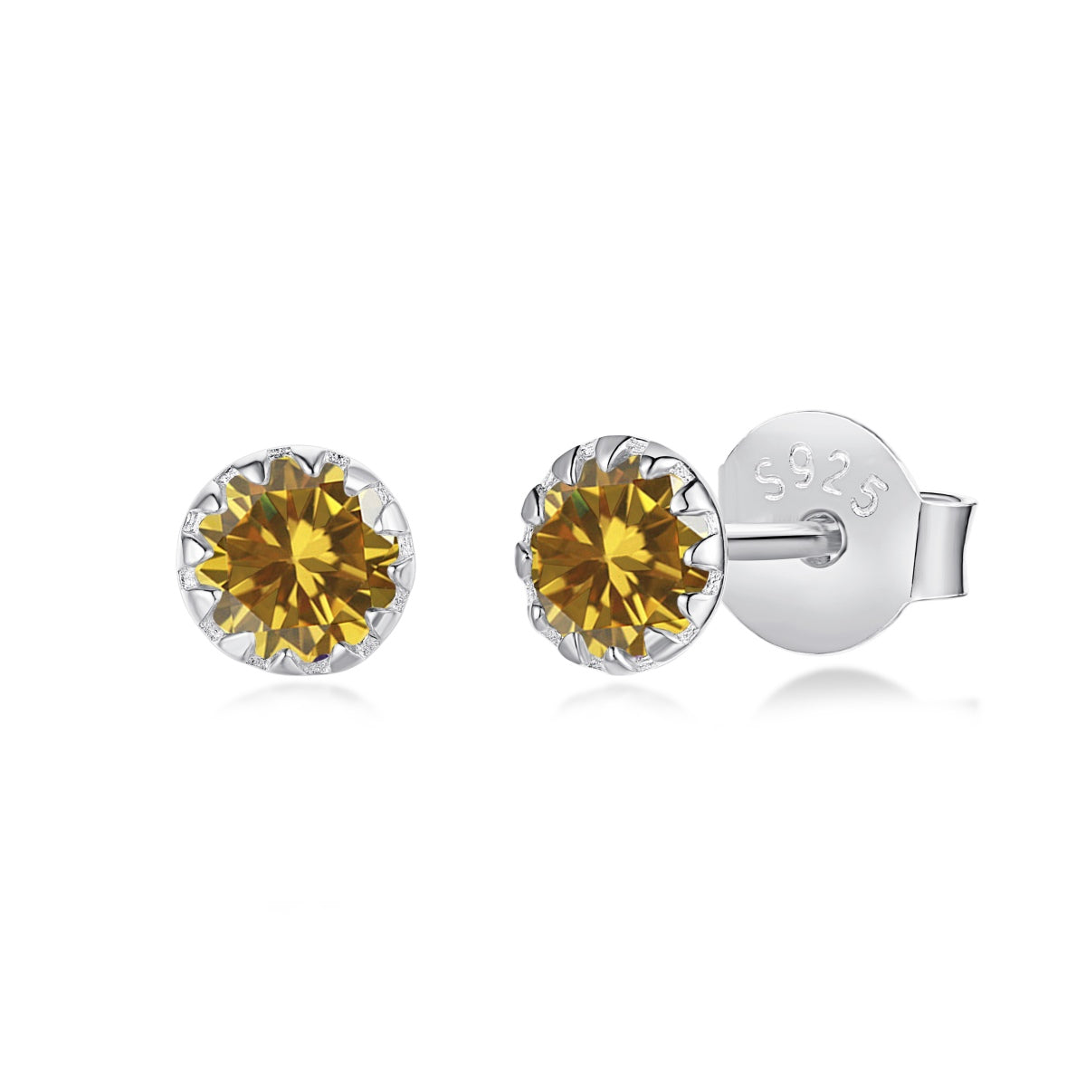 [Lora-Jewelry] Boucles d'oreilles rondes colorées et étincelantes