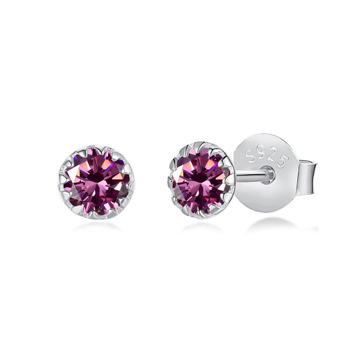 [Lora-Jewelry] Boucles d'oreilles rondes colorées et étincelantes