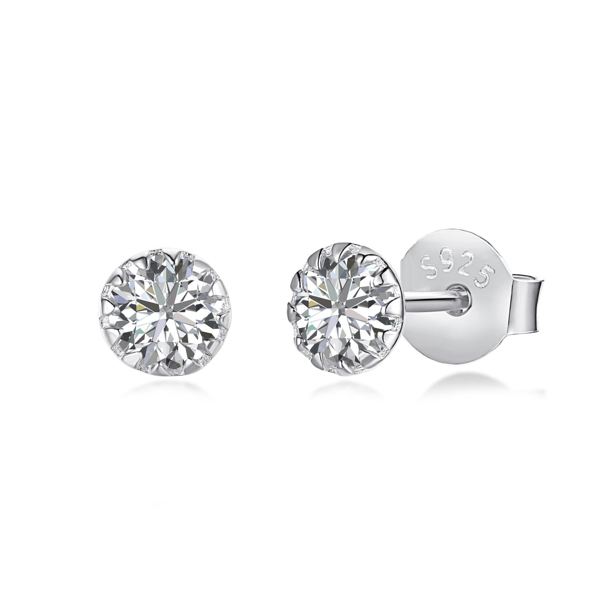 [Lora-Jewelry] Boucles d'oreilles rondes colorées et étincelantes