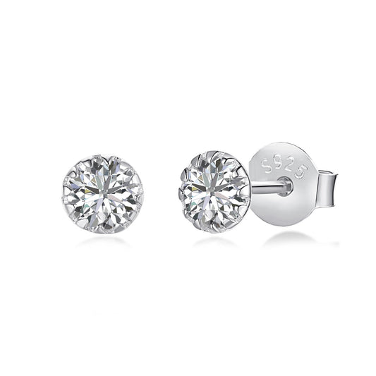 [Lora-Jewelry] Boucles d'oreilles rondes colorées et étincelantes