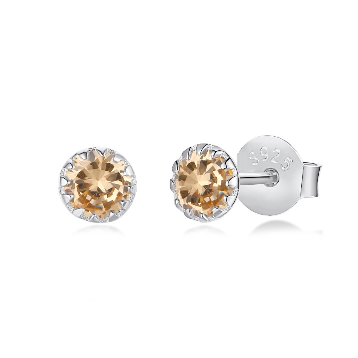 [Lora-Jewelry] Boucles d'oreilles rondes colorées et étincelantes