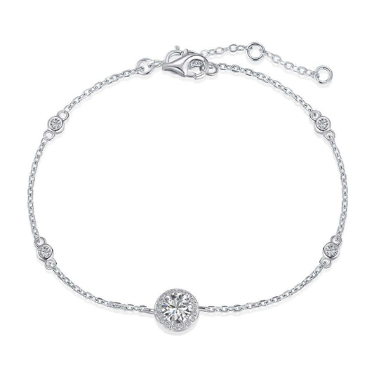 [Lora-Jewelry] Bracelet éblouissant à forme ronde