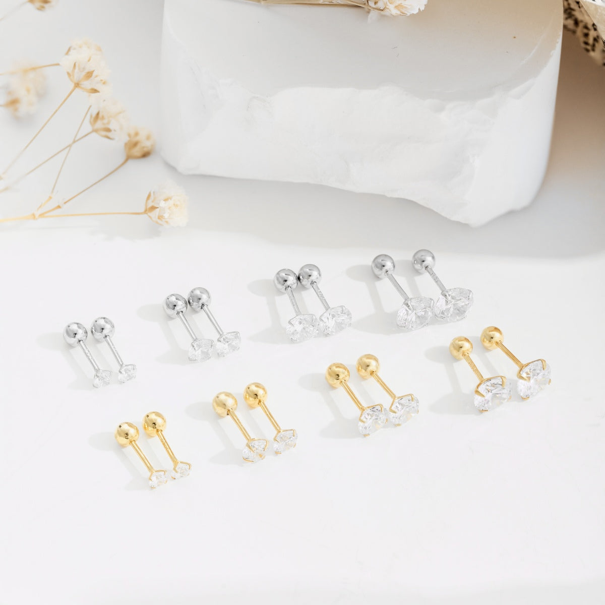 [Lora-Jewelry] Boucles d'oreilles uniques en forme d'os d'oreille en forme de U