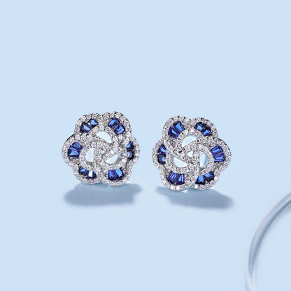 [Lora-Jewelry] Boucles d'oreilles exquises en forme de fleur pour un usage quotidien