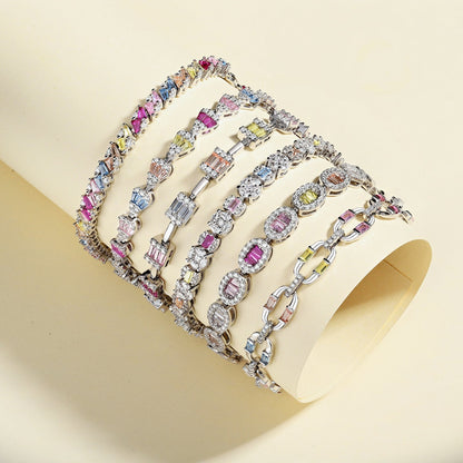 [Lora-Jewelry] Bracelet quotidien délicat et charmant en émeraude