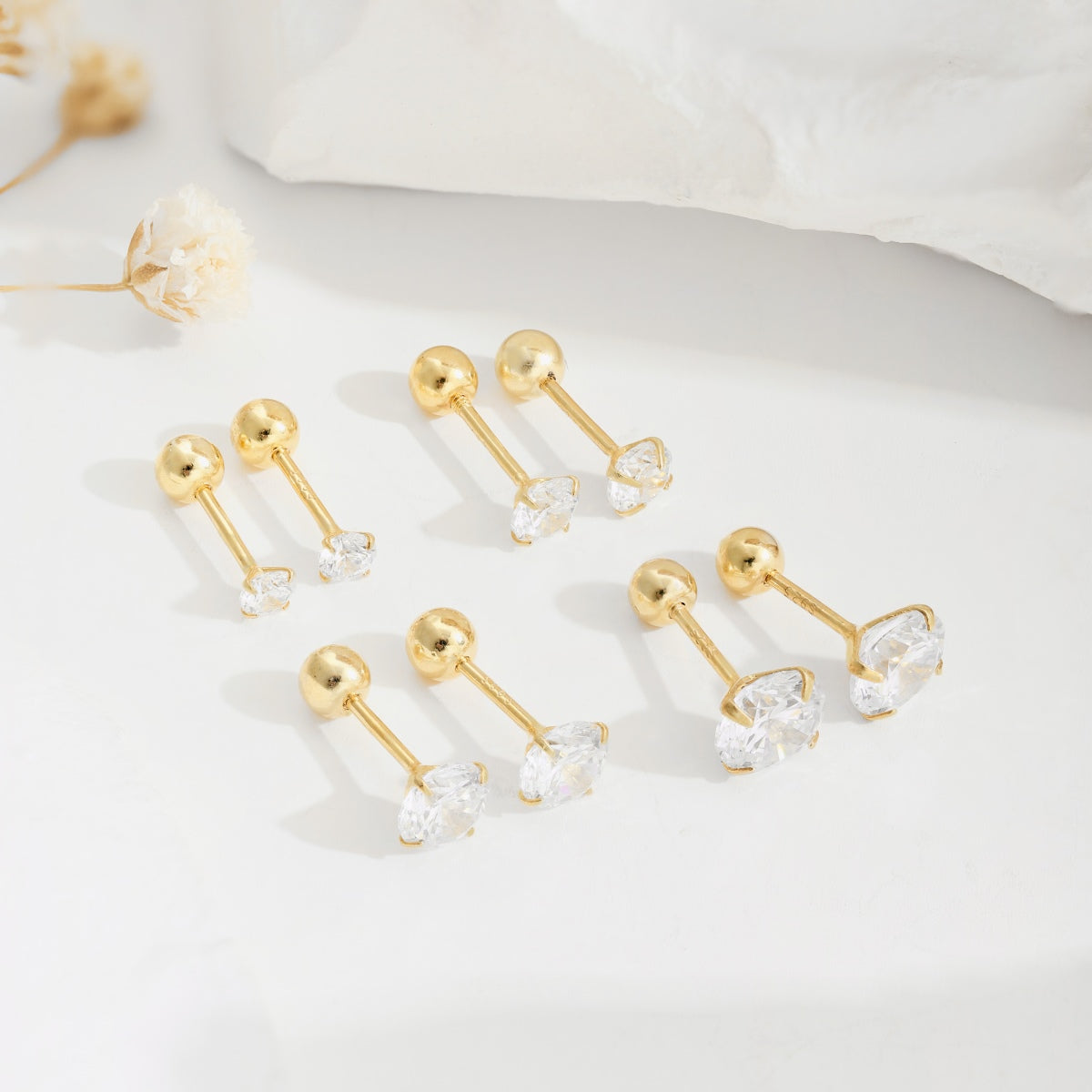[Lora-Jewelry] Boucles d'oreilles uniques en forme d'os d'oreille en forme de U