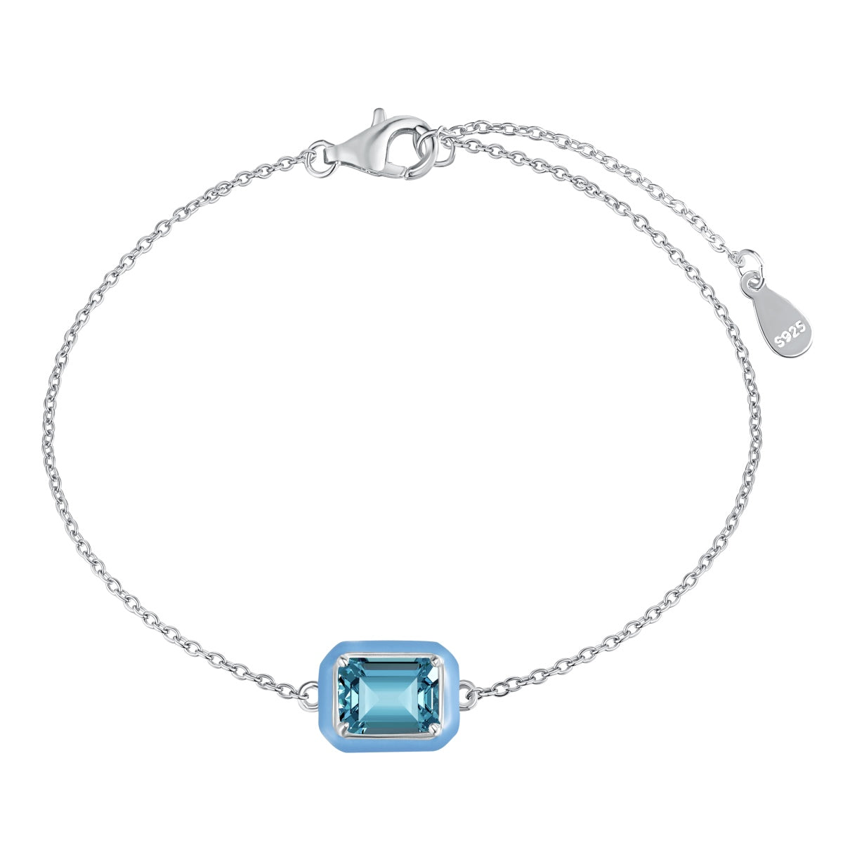 [Lora-Jewelry] Bracelet quotidien en émeraude colorée et scintillante de 2,0 carats