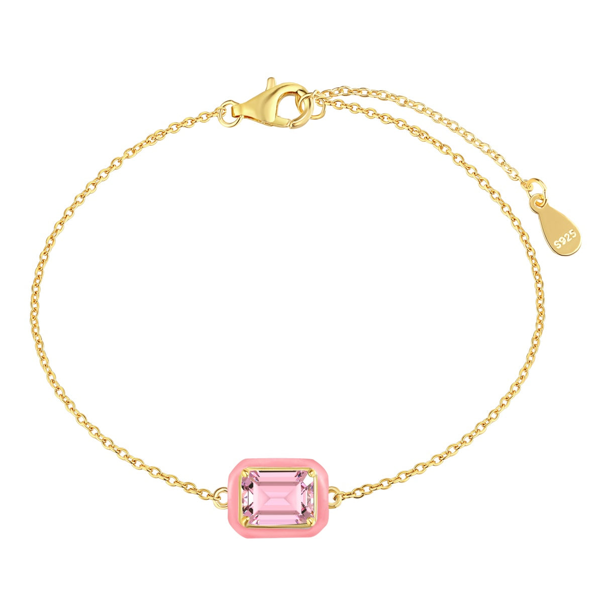 [Lora-Jewelry] Bracelet quotidien en émeraude colorée et scintillante de 2,0 carats