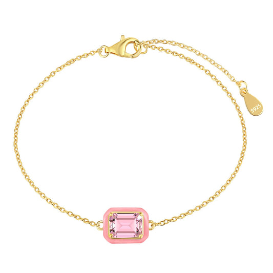 [Lora-Jewelry] Bracelet quotidien en émeraude colorée et scintillante de 2,0 carats