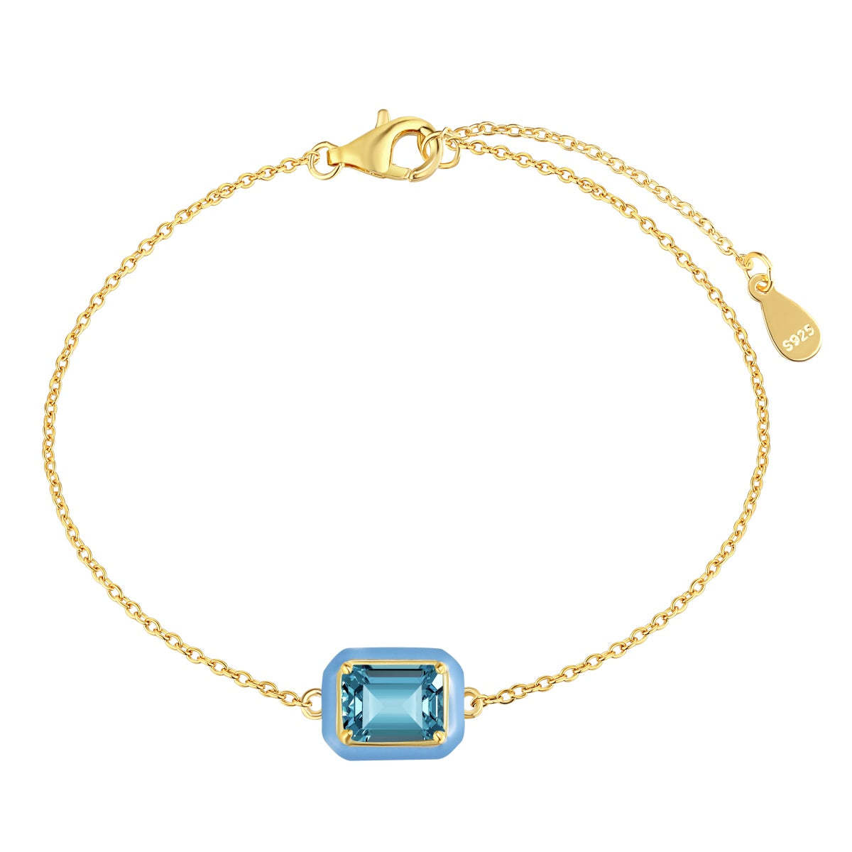 [Lora-Jewelry] Bracelet quotidien en émeraude colorée et scintillante de 2,0 carats