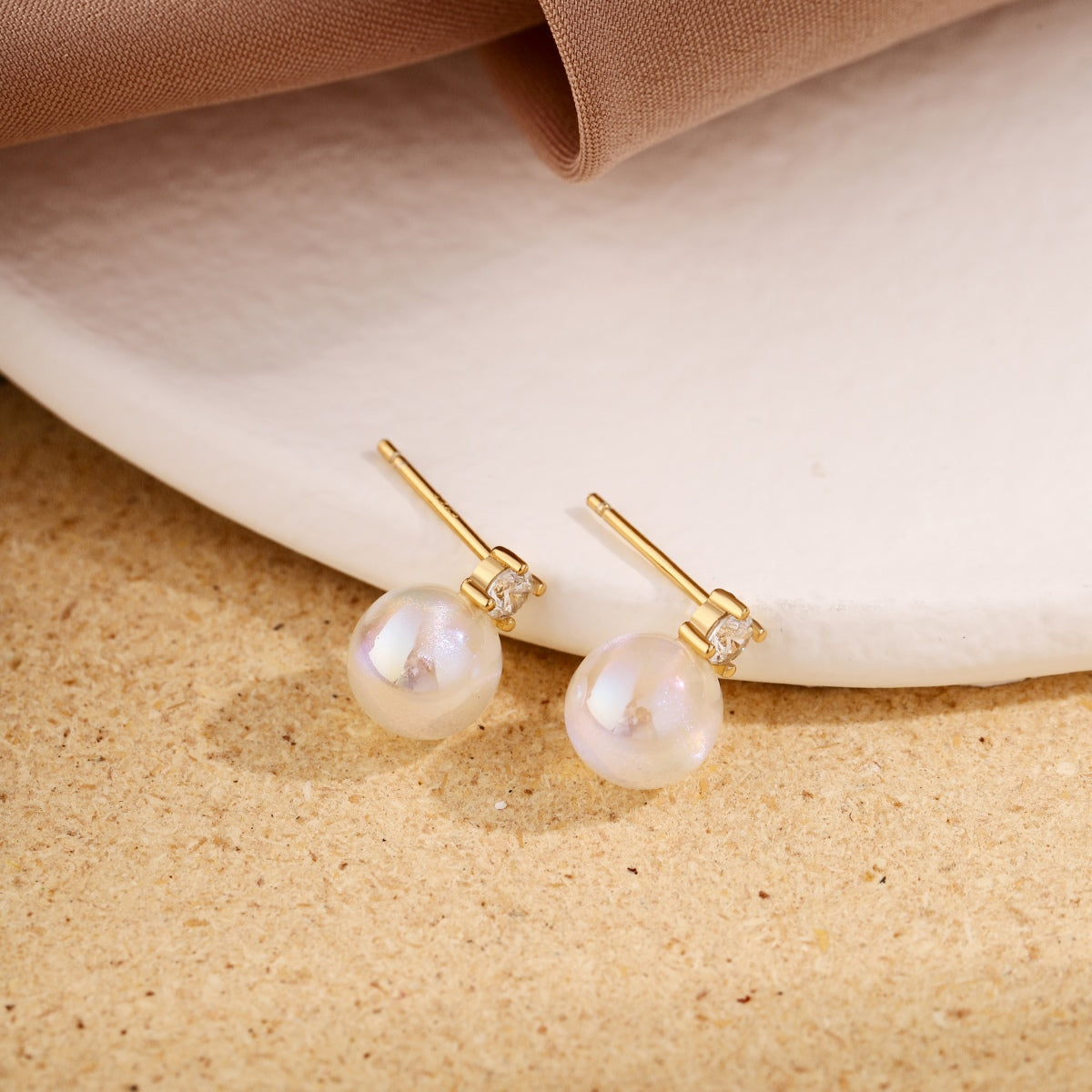 [Lora-Jewelry] Boucles d'oreilles sirène en perles Symphony