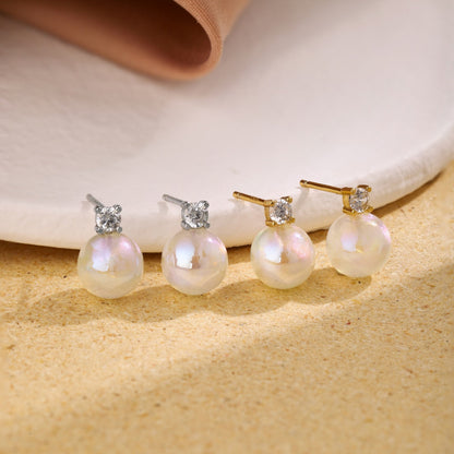 [Lora-Jewelry] Boucles d'oreilles sirène en perles Symphony