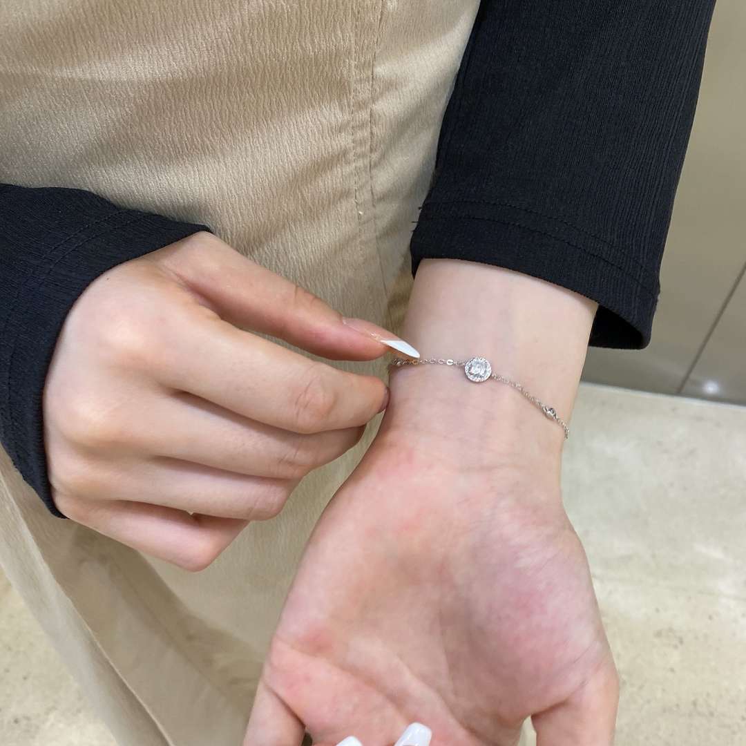 [Lora-Jewelry] Bracelet éblouissant à forme ronde